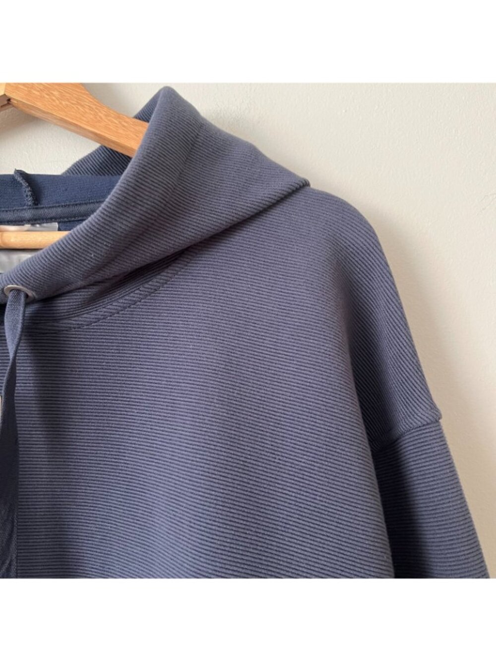 NWT CALIA by Carrie Underwood Ottoman Oversized Blue Hoodie Women's Plus Size 1X - Picture 4 of 11